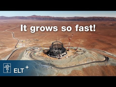 World's largest telescope dome takes shape | ELT updates
