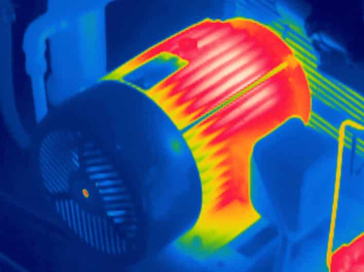 Termografía en equipo rotativo