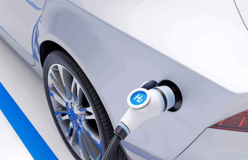 Recarga de combustible con hidrógeno.