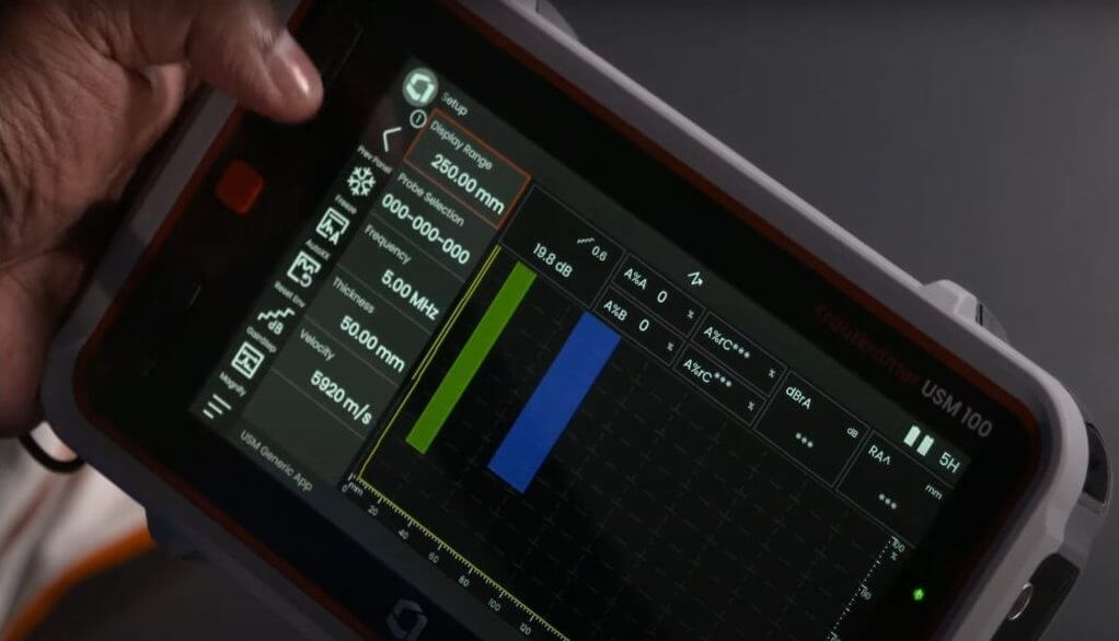 Testek facilita tu inspección con el Krautkramer USM 100