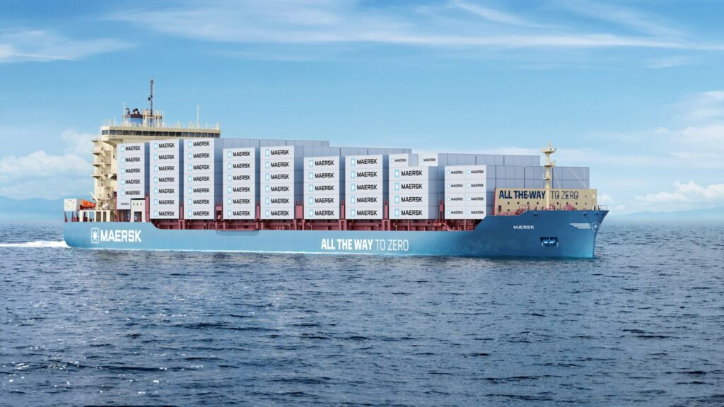 1724 AP Moller – Maersk buque de metanol verde interna