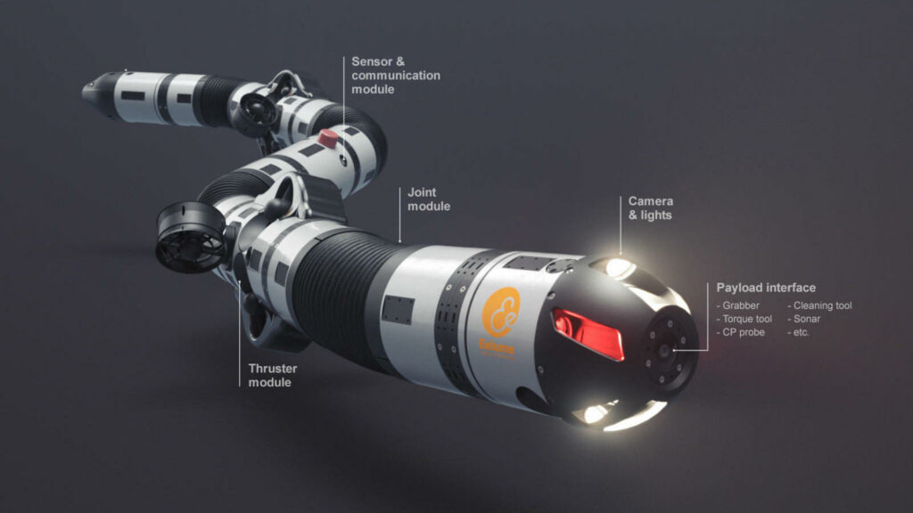 Inspección submarina robótica: Robot Submarino Eelume