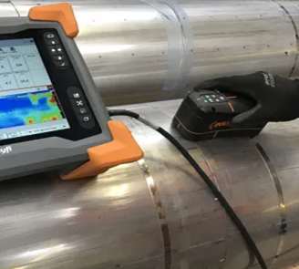 Inspección de Corrosión Bajo Aislamiento (CUI) por Pulsed Eddy Current (PEC).