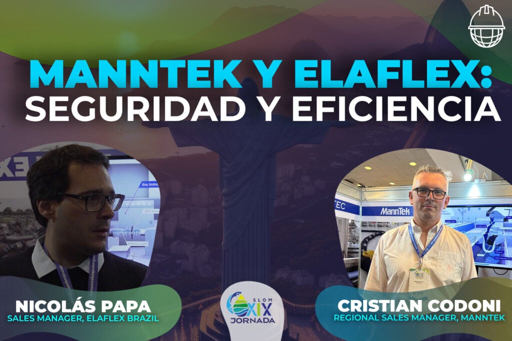 Nicolas papa, sales Manager Elaflex Brazil, Cristian Codoni, Regional sales Manager, Manntek