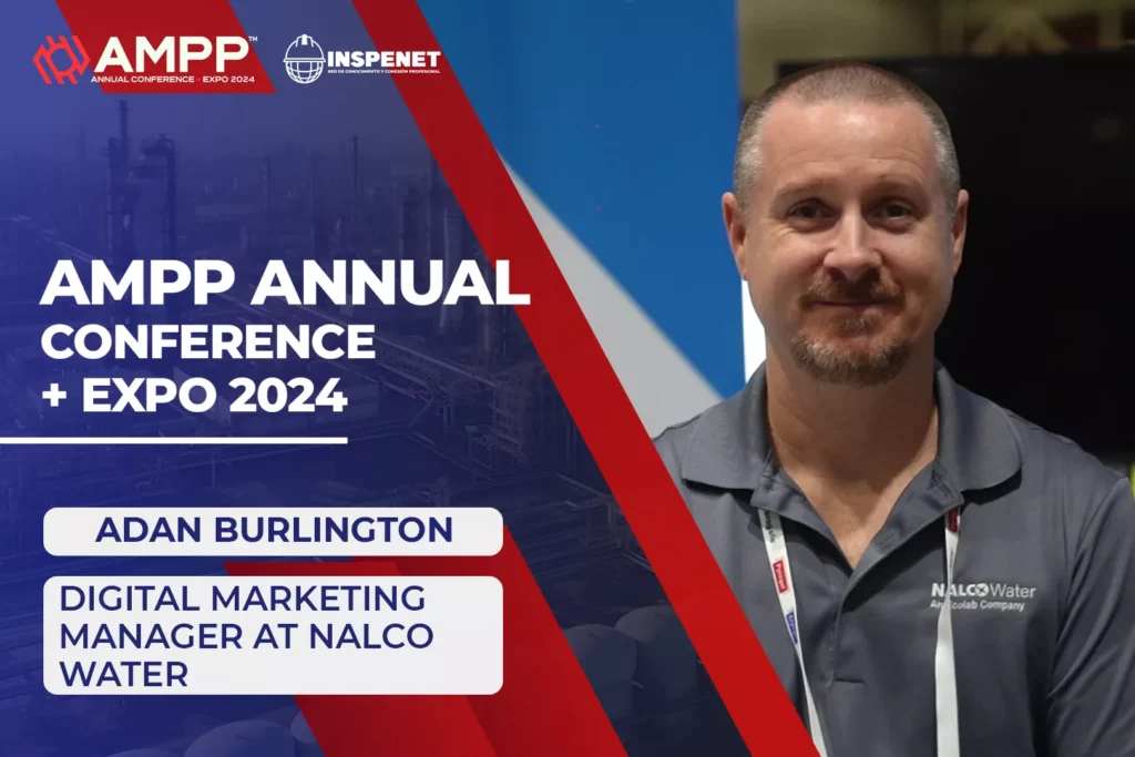Adan Burlington from Nalco Water at AMPP 2024
