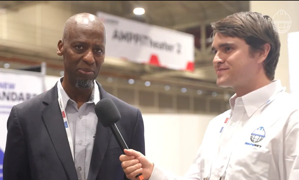 David Alleyne, sharing insights in corrosion monitoring