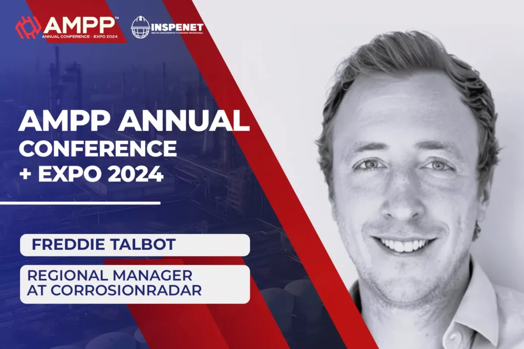 Freddie Talbot from CorrosionRADAR at AMPP 2024