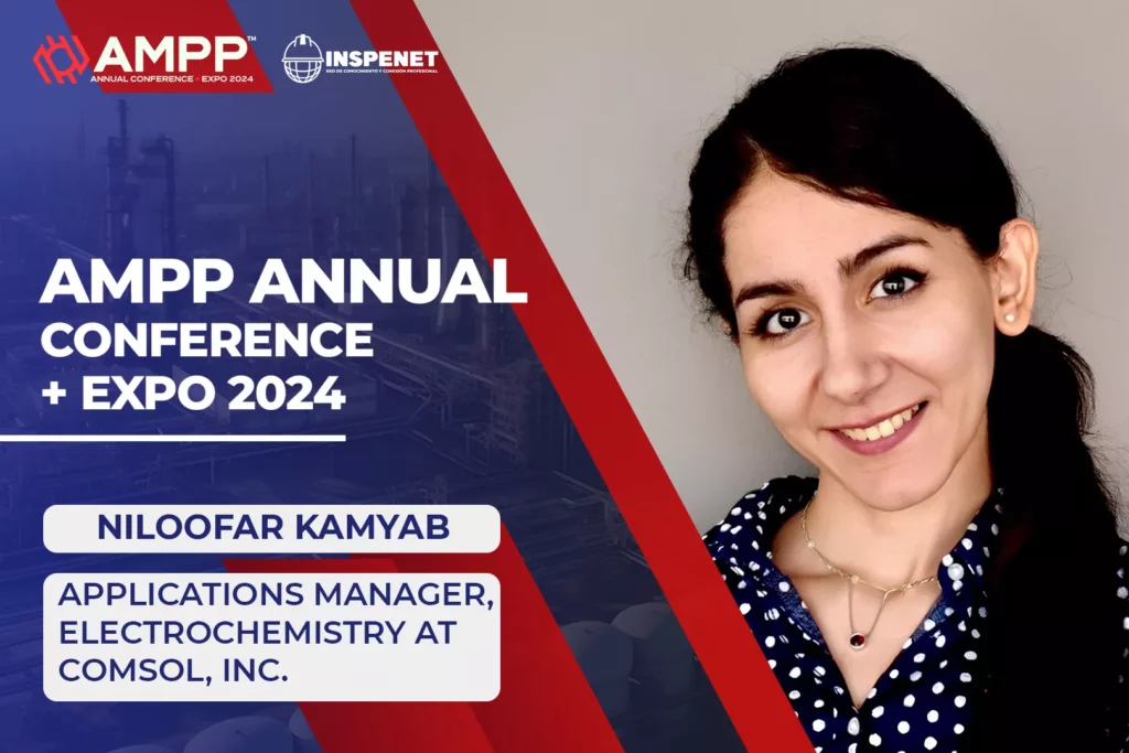 Niloofar Kamyab from Comsol at AMPP 2024