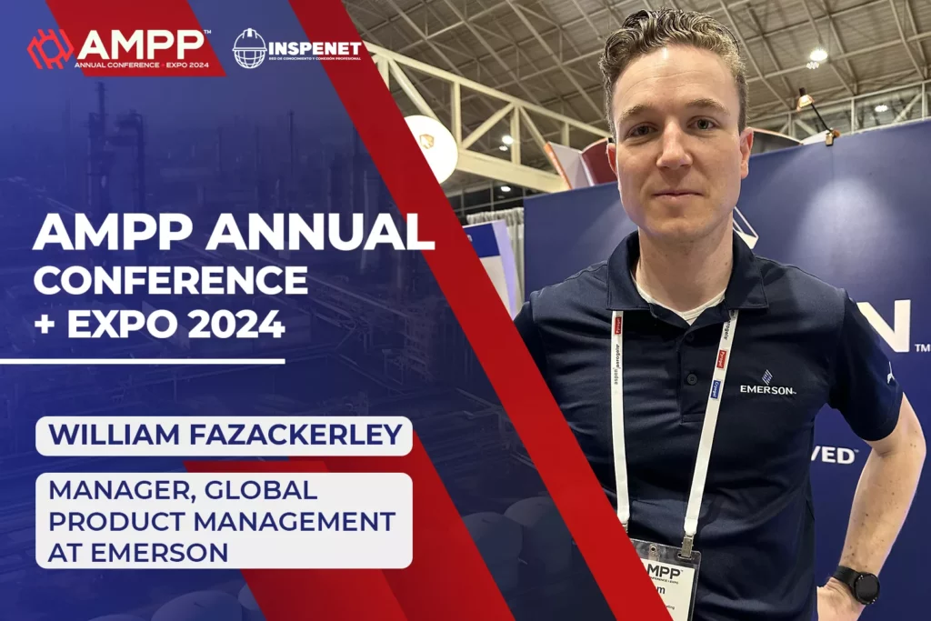 William Fazackerley from Emerson at AMPP 2024