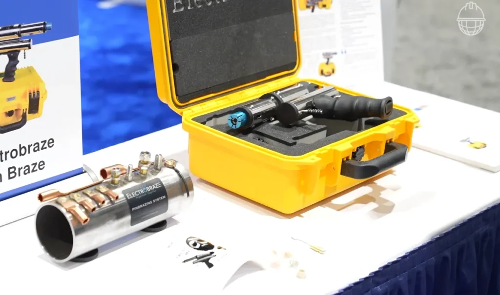 Pin brazing equipment for corrosion protection