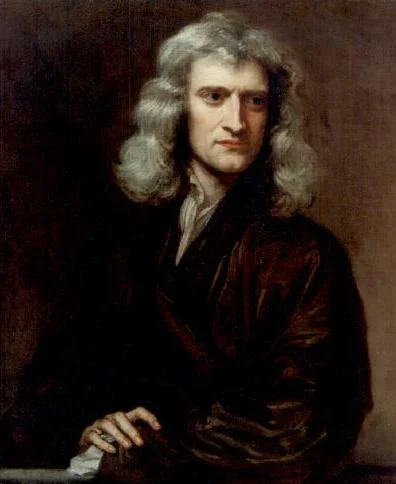 Retrato de Sir Isaac Newton por Godfrey Kneller