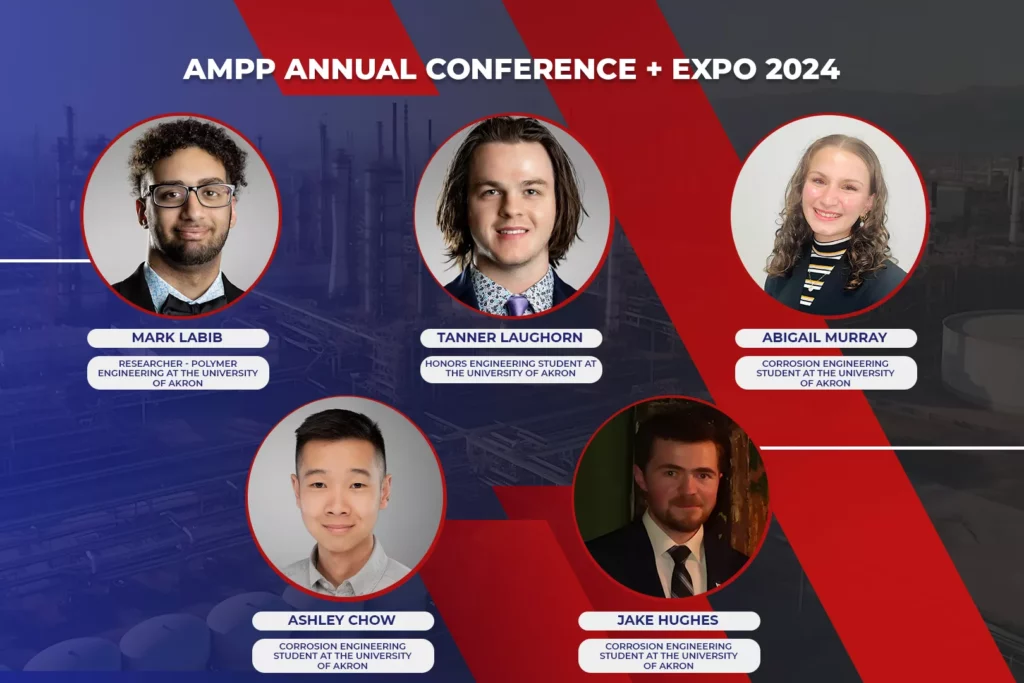 La Universidad de Akron en AMPP 2024