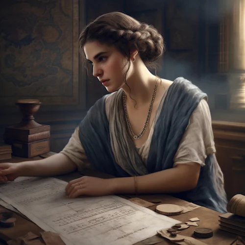 Hipatia de Alejandría, analizando textos de la época