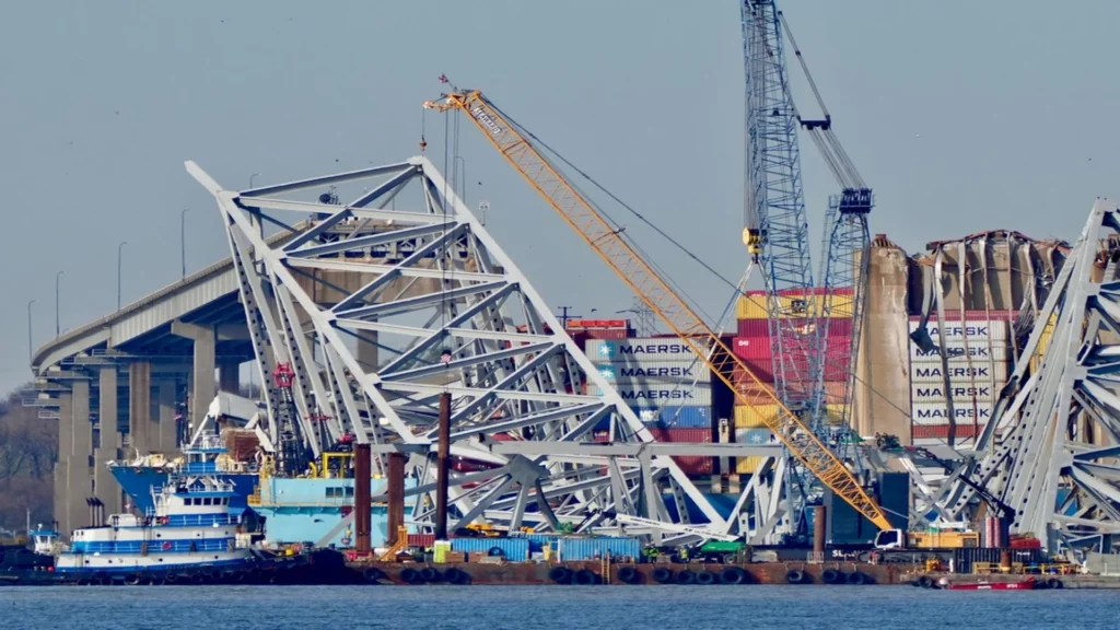 Francis Scott Key Bridge demolished