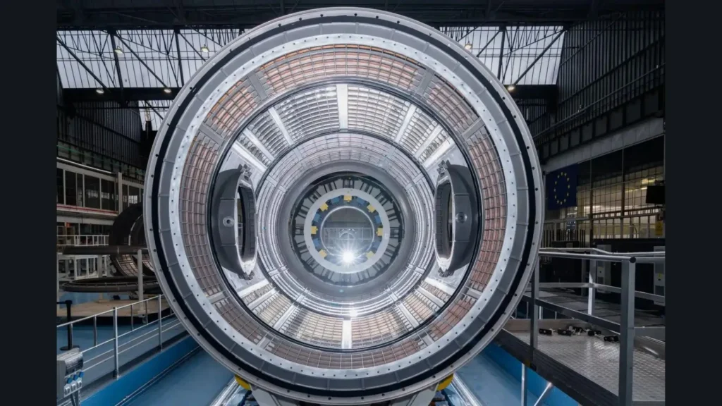Image of the construction of the HALO module