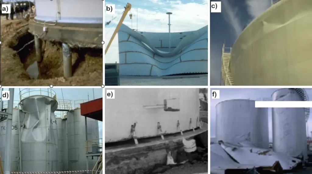 Storage tank failure modes.