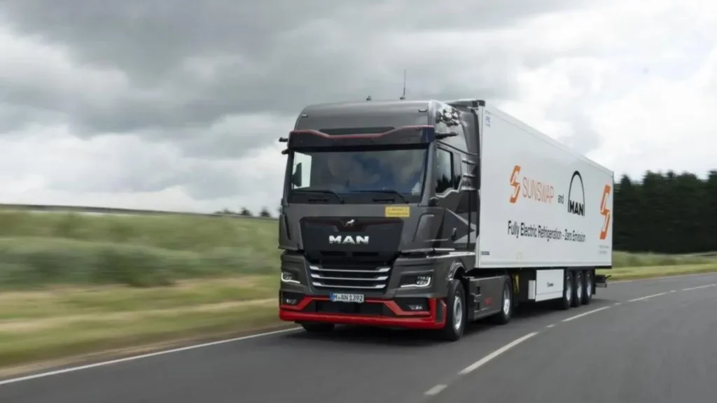 The new TGX 4×2 eTruck electric truck that passed the test