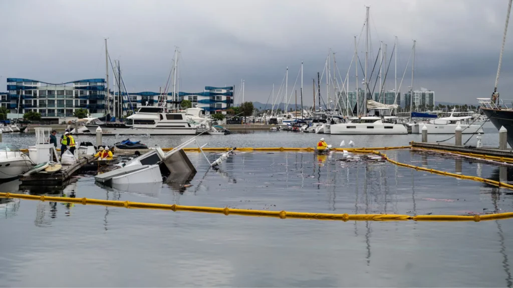 derrame de petróleo en California