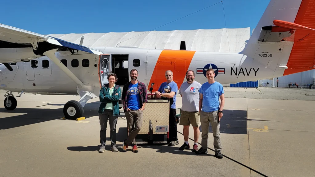 The PACE-PAX team and the Twin Otter aircraft for the NASA mission.