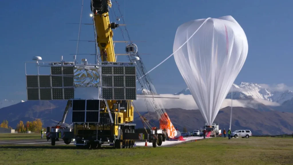 NASA pre-flight scientific balloon