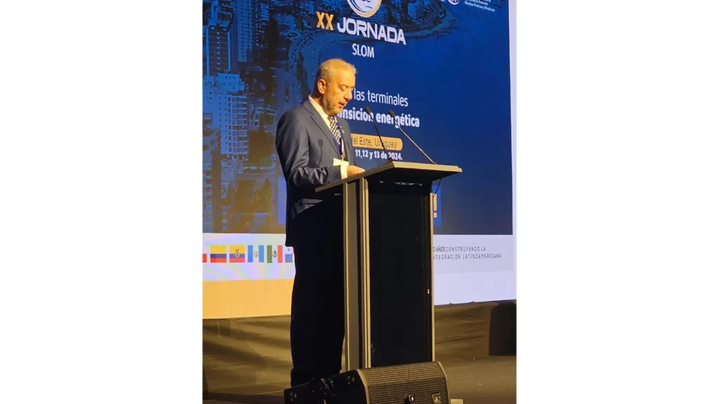Jornada SLOM 2024. presidente de slom