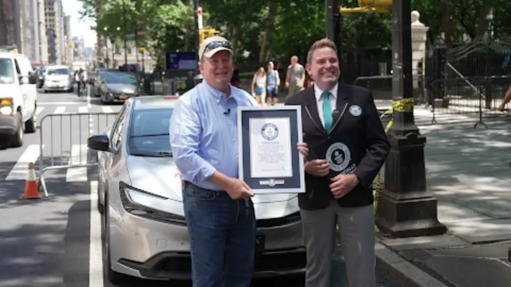 La entrega del Récord del Toyota Prius.