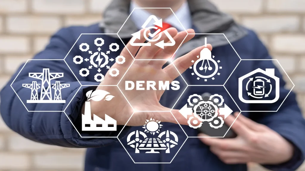Concepto del Sistema de Gestión de Recursos de Energía Distribuida de DERMS. 