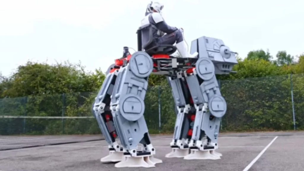 Fanatic creates AT-AT walker