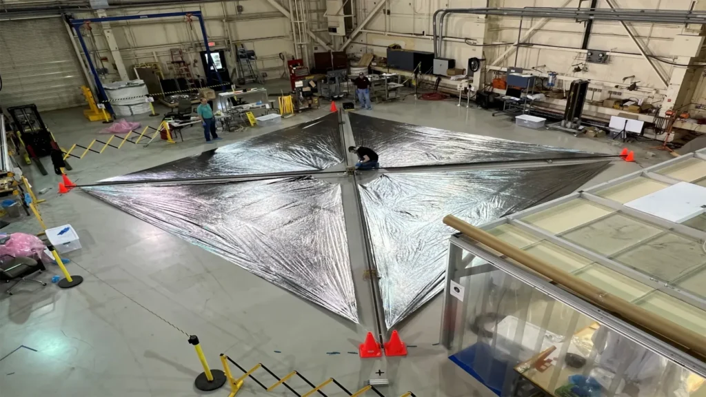 ACS3 mission solar sails