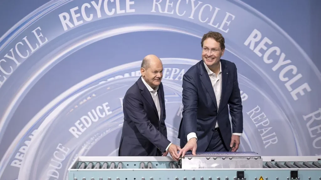 Inauguration of the recycling plant