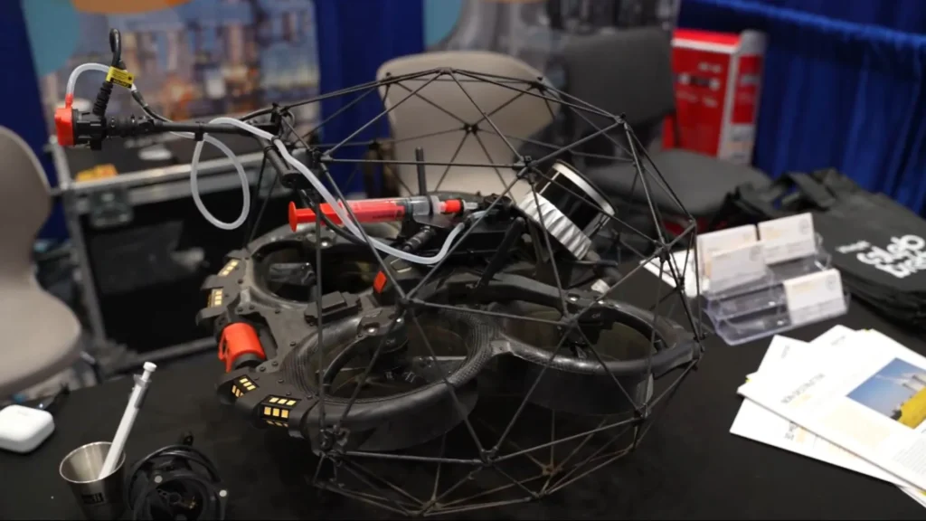 Intertek en ASNT 2024. Una muestra de los drones para inspecciones de espacios confinados
