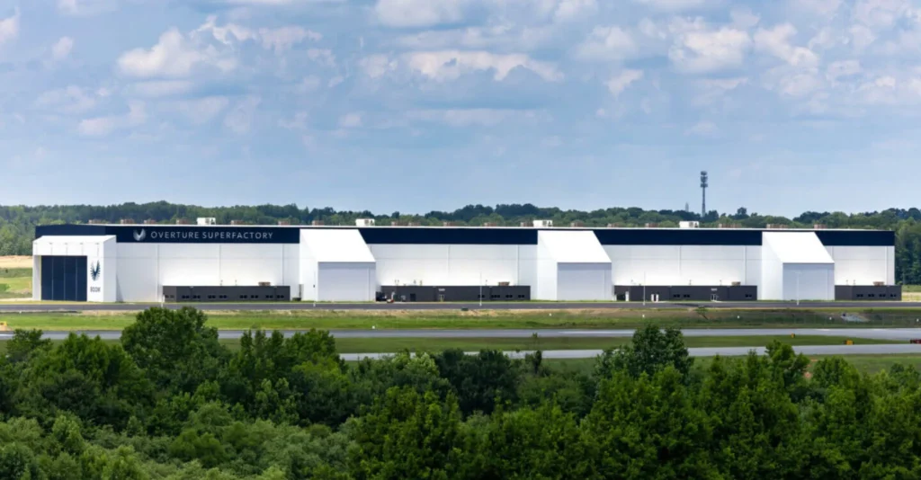 Boom Supersonic's Overture superfactory.