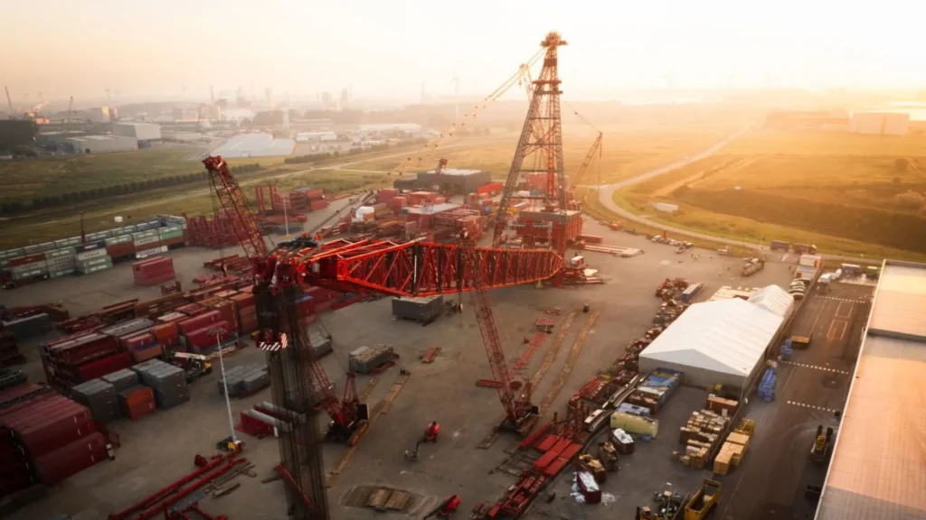 Mammoet unveils the world's strongest land crane