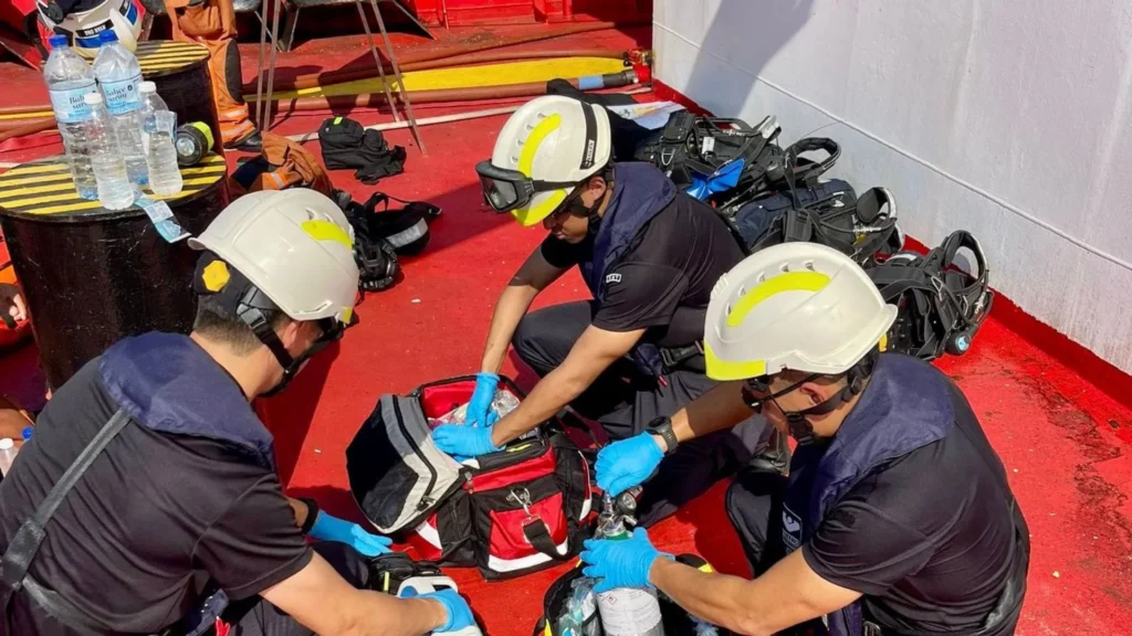 Rescue personnel