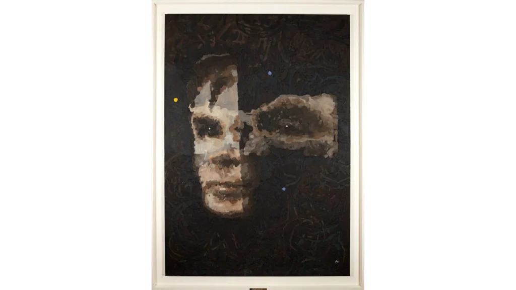 The portrait created by the robot Ai-Da was auctioned