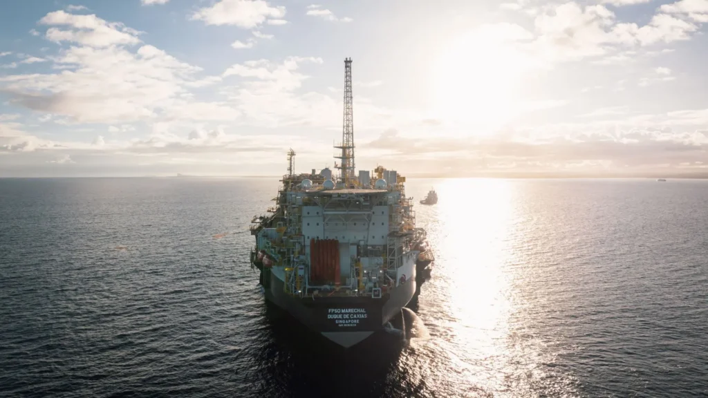 First oil in Brazil