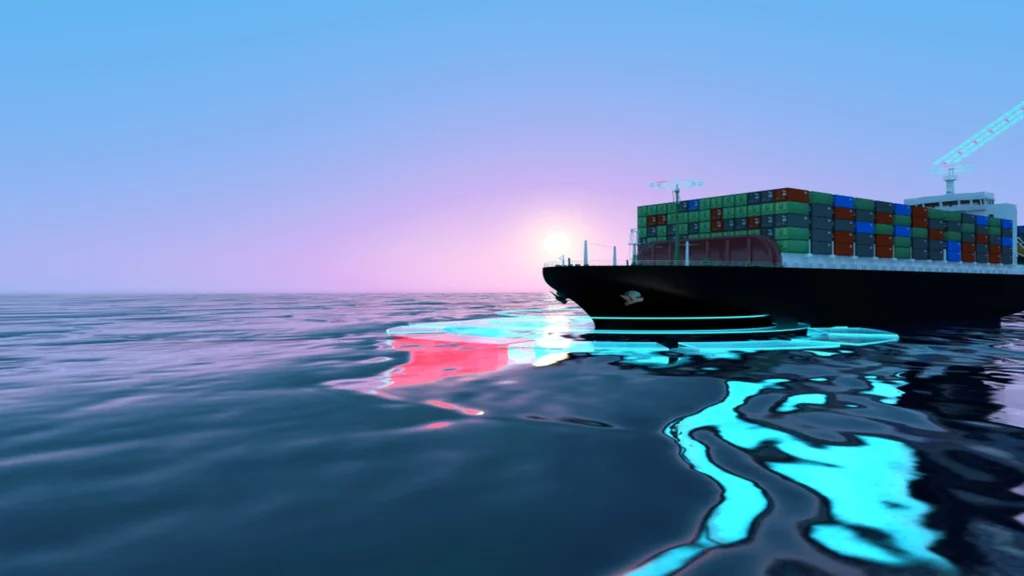 Buques maritimos contribuyen con la sostenibilidad ambiental en el transporte maritimo.