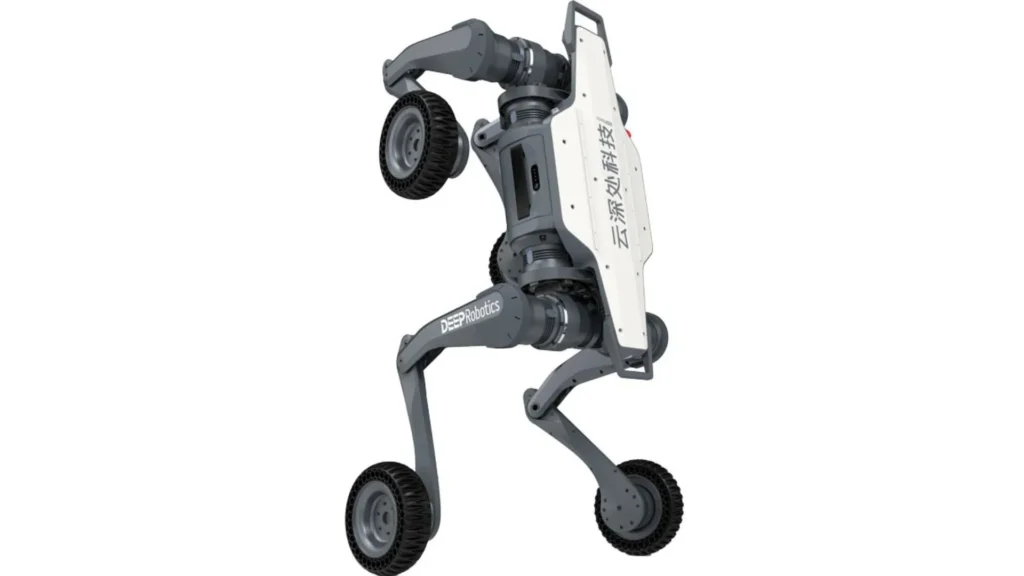Lynx the robot dog on wheels