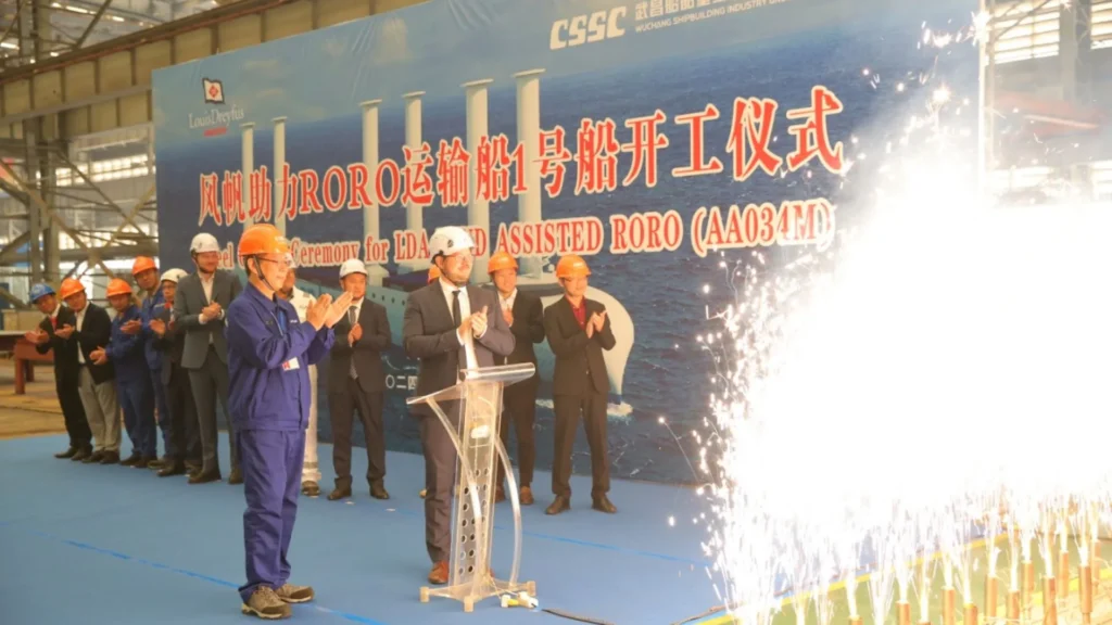 Cutting ceremony for RoRo ships