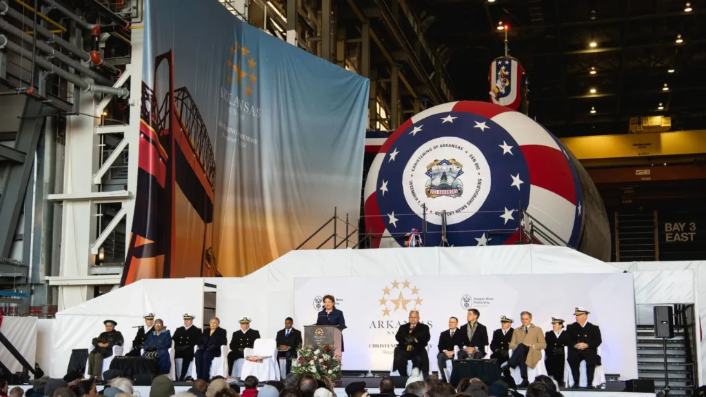 Virginia-class submarine Arkansas named after a group of people