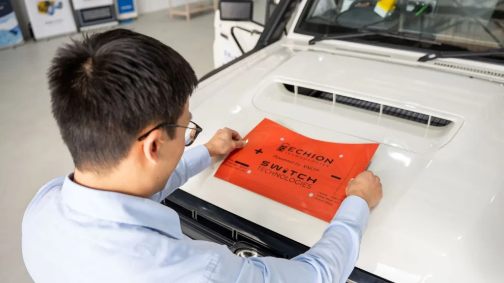 Toyota equipped with XNO charging system