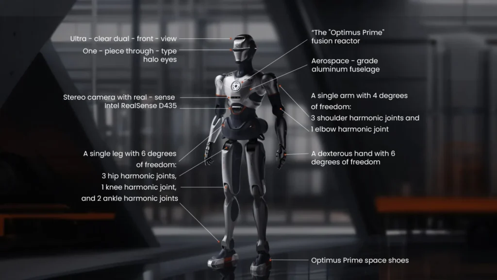 Features of the SE01 robot