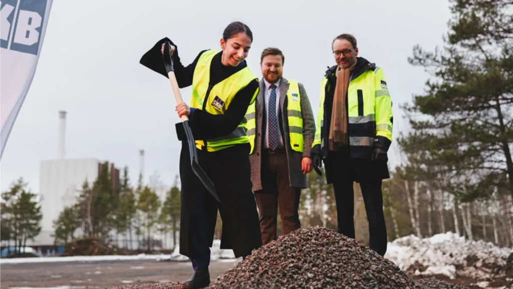 SKB at the start of the construction of the depot