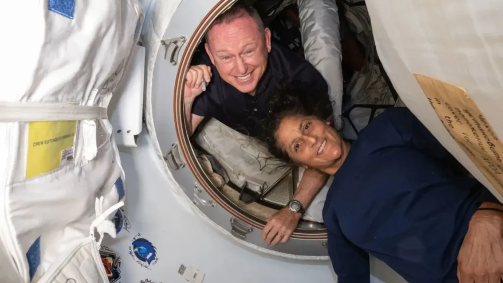 Astronautas varados Butch Wilmore y Suni Williams