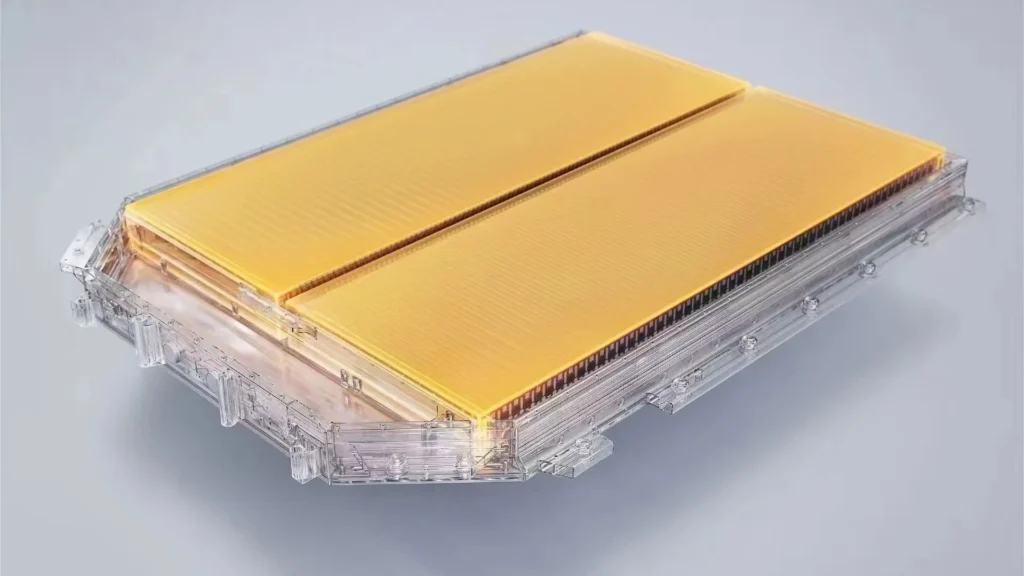 The gold battery supports high energy density.