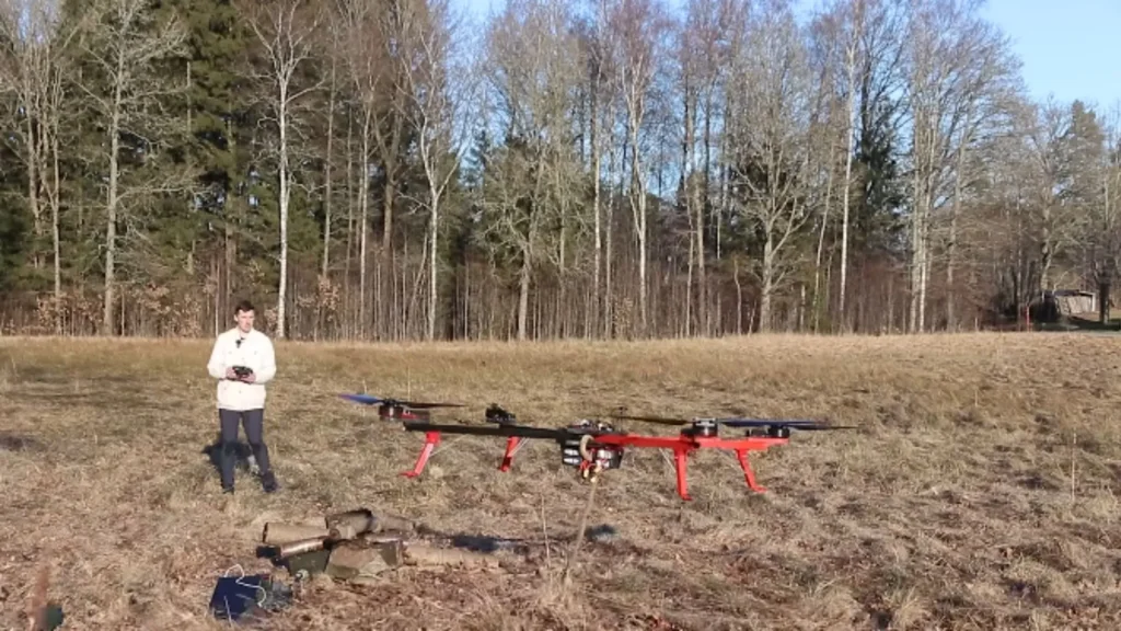 homemade drone created