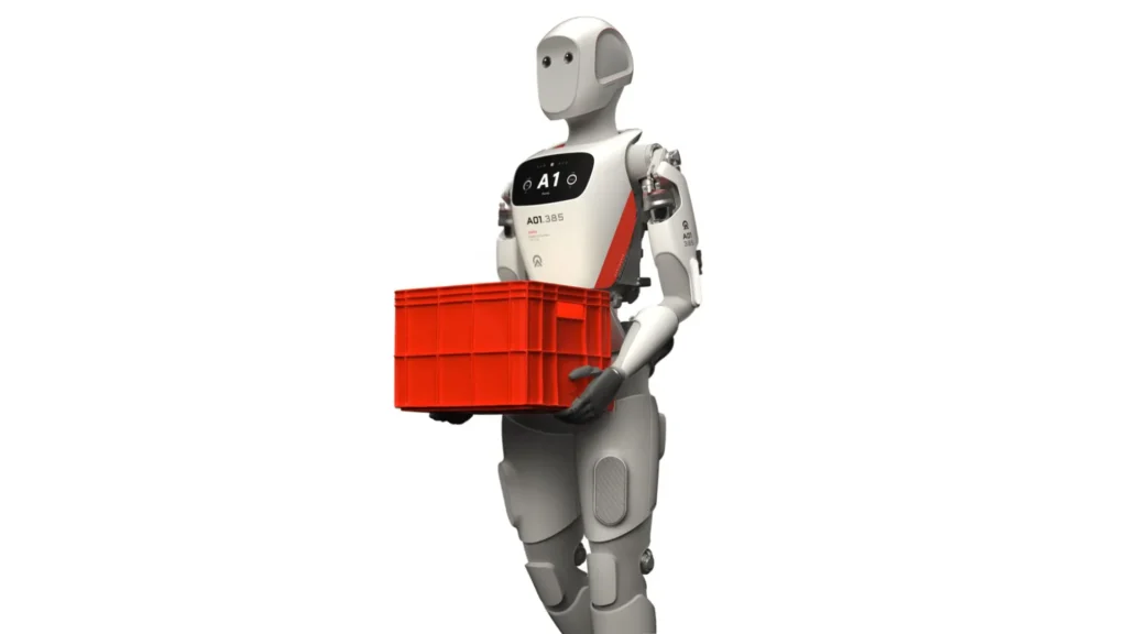 Apollo robot in the warehouse