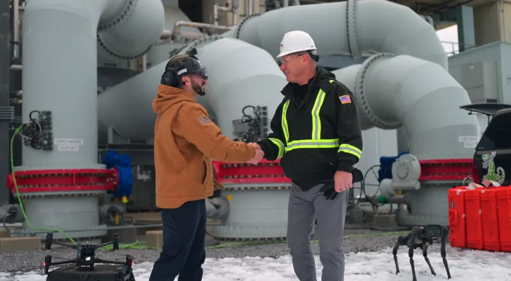 Red eléctrica con IA impulsada por Gecko y NAES