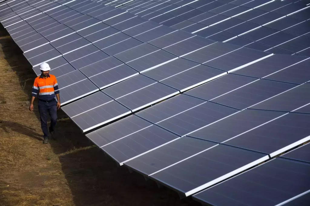 Energía solar con IA en la India