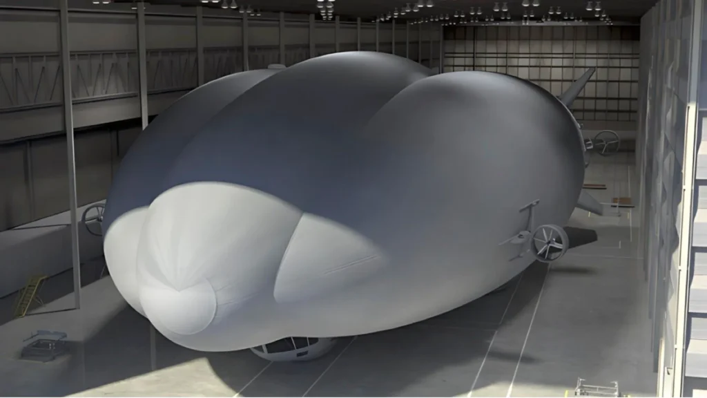Actual model of the Z1 hybrid airship